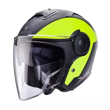 Caberg Soho Milano Мотошлем Black Matt Yellow Желтый