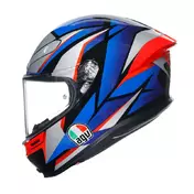 Agv K6 S E2206 Slashcut Мотошлем Black Blue Red Синий
