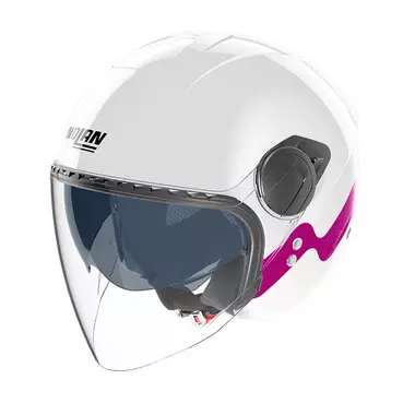 Nolan N20.2 визор Zefiro Мотошлем White Fuchsia Белый