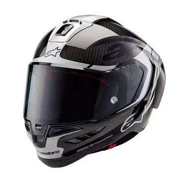 Alpinestars Supertech R10 Element Мотошлем Silver Gloss Серый