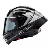 Alpinestars Supertech R10 Element Мотошлем Silver Gloss Серый