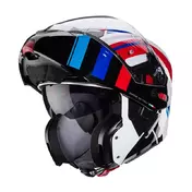 Caberg Horus X Road Мотошлем White Black Red Blue Синий