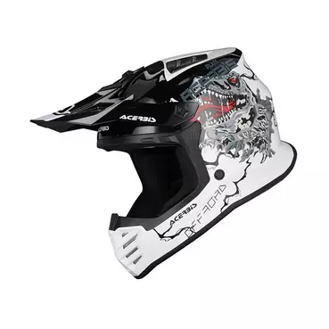 Acerbis Profile Junior Мотошлем White Black Белый