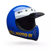 Bell Moto-3 Ece6 Classic Мотошлем Blue Синий