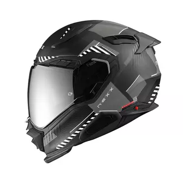 Nexx X.wst3 Fluence Мотошлем Black Silver Matt Серый