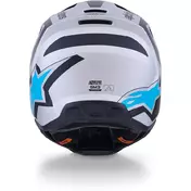 Alpinestars SM3 Heat Youth Motocross Enduro Мотошлем Ece06 Silver Blue Black Matte