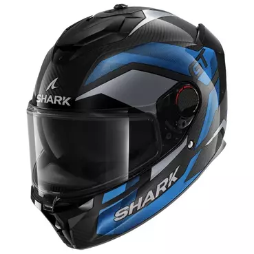 SHARK Spartan GT Pro Ritmo Carbon integralhelm Carbon / Blue / Chrome