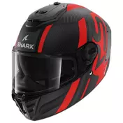 SHARK Spartan RS Carbon Shawn integralhelm Matt Carbon / Anthracite / Red