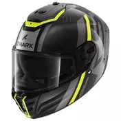 SHARK Spartan RS Carbon Shawn integralhelm Carbon / Yellow / Anthracite