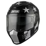 SIMPSON Venom ECE22.06 integralhelm Black / Gold / White