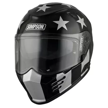 SIMPSON Venom ECE22.06 integralhelm Black / Gold / White
