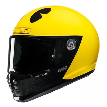 Hjc V10 Pac-man Bandai Namco Мотошлем Желтый