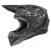 O Neal 1 Srs 2206 Splash V.26 Мотошлем Black Grey Черный