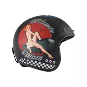 Premier Jet Classic Pin Up 9 Bm Мотошлем Черный