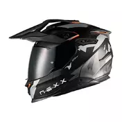 Nexx Y.travl Primal Мотошлем Black Grey Matt Черный
