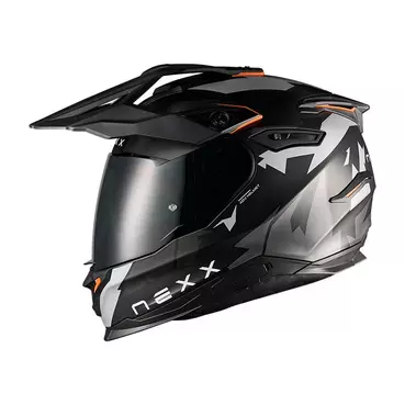 Nexx Y.travl Primal Мотошлем Black Grey Matt Черный