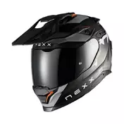Nexx Y.travl Primal Мотошлем Black Grey Matt Черный