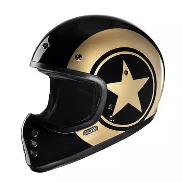 Hjc V60 Nyx Мотошлем Black Gold Черный