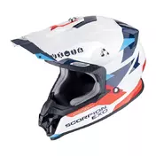Scorpion Vx-16 Evo Air Rod Мотошлем White Red Blue Белый