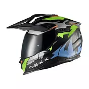 Nexx Y.travl Primal Мотошлем Neon Black Matt Желтый