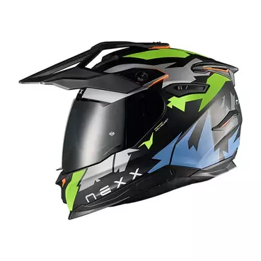 Nexx Y.travl Primal Мотошлем Neon Black Matt Желтый
