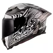 LS2 FF807 Dragon Enthum integralhelm Серебристый