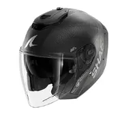 Shark Rs Jet Carbon Speed-tech Мотошлем Anthracite Черный