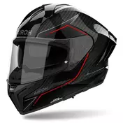 AIROH Matryx Carbon integralhelm Carbon / Red Gloss