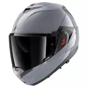 SHARK Oxo Dark Shadow Modularhelm Gun Silver