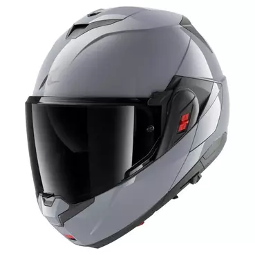 SHARK Oxo Dark Shadow Modularhelm Gun Silver