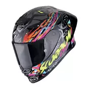 Scorpion Exo R1 Evo 2 Air Savage Мотошлем Blue Pink Синий