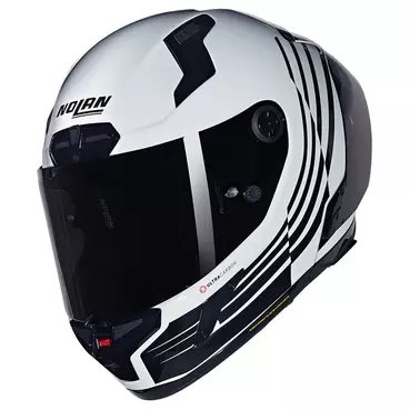 Nolan X-804 Rs Ultra Carbon Ala Мотошлем White Белый