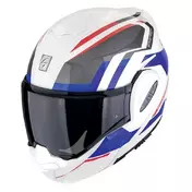 SCORPION EXO-Tech EVO Furio Modularhelm white / red / blue