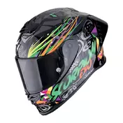Scorpion Exo R1 Evo 2 Air Savage Мотошлем Green Orange Зеленый