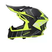 Acerbis X-track 2206 Мотошлем Black Yellow Fluo Желтый
