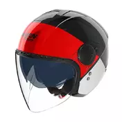 Nolan N20.2 визор Blocco Мотошлем Black Red Красный