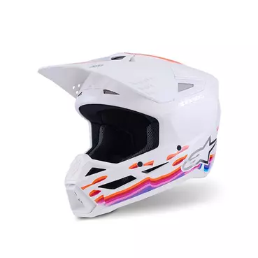 Alpinestars Sm3 Force Мотошлем White Glossy Белый