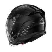 Shark Skwal Jet Reptaia Мотошлем Black Черный