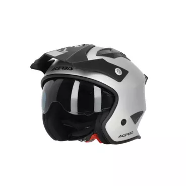 Acerbis Jet Aria 2206 Metallic Мотошлем Silver Серый