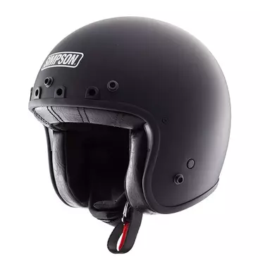 Simpson Chopper Мотошлем Black Matt Черный