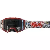Moto Cross Enduro Fm Racing Mask VISION DODDLE Limited Edition Red