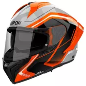 AIROH Matryx Wide integralhelm Black / Orange Gloss