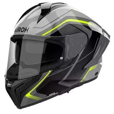 AIROH Matryx Wide integralhelm Black / Yellow Gloss