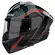 AIROH Matryx Wide integralhelm Black / Red Gloss