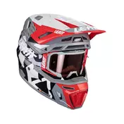 Leatt 8.5 Composite 2024 Мотошлем Forge Красный