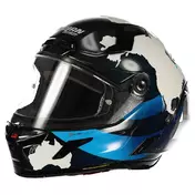 NOLAN X-804 RS Ultra Carbon Carlos Checa 30th Anniversary Special Edition 355 integralhelm Carbon / White / Blue