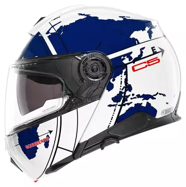 C5 Globe Blue Бело-синий