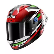 SHARK Aeron-GP Fim Racing #1 Firstlap integralhelm Carbon / Red / Green