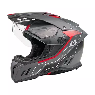 O Neal Sierra Rs Echo Мотошлем Black Red Красный