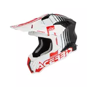 Acerbis Airstrike-c Мотошлем White Red Белый
